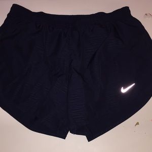 Navy Blue Nike Running Shorts